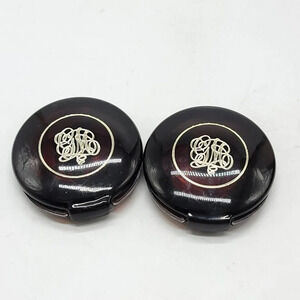 Germaine Monteil Womens Compact Superglow Solid Satin Powder Sheer LOT OF 2 VTG